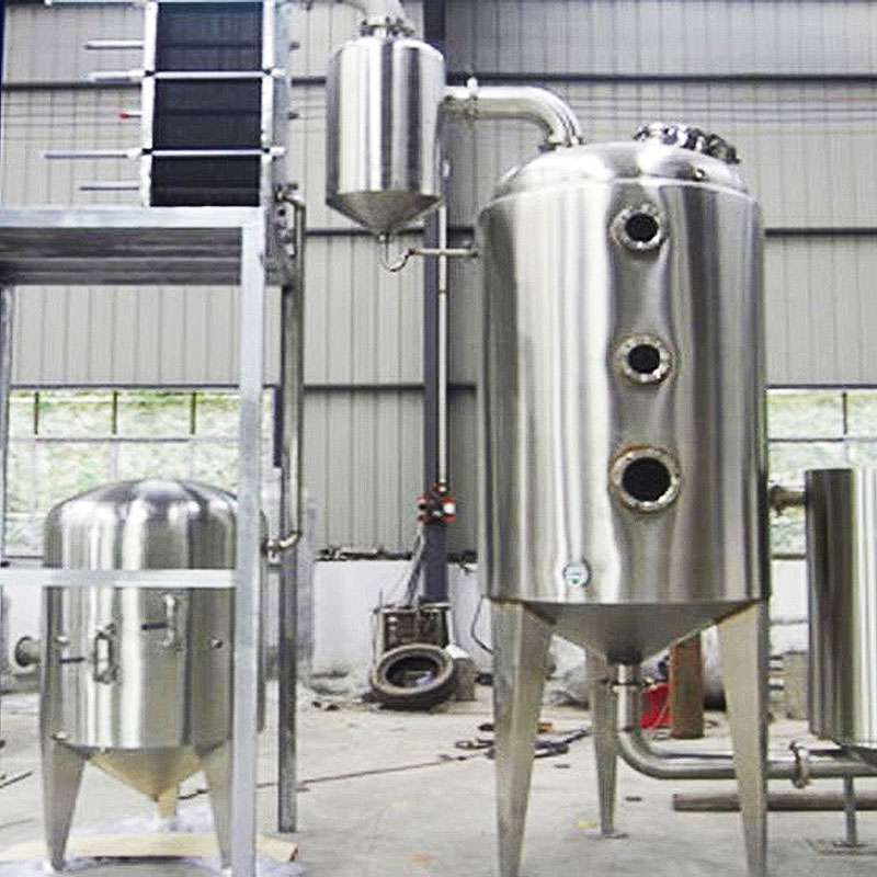 Industrial rising film evaporator