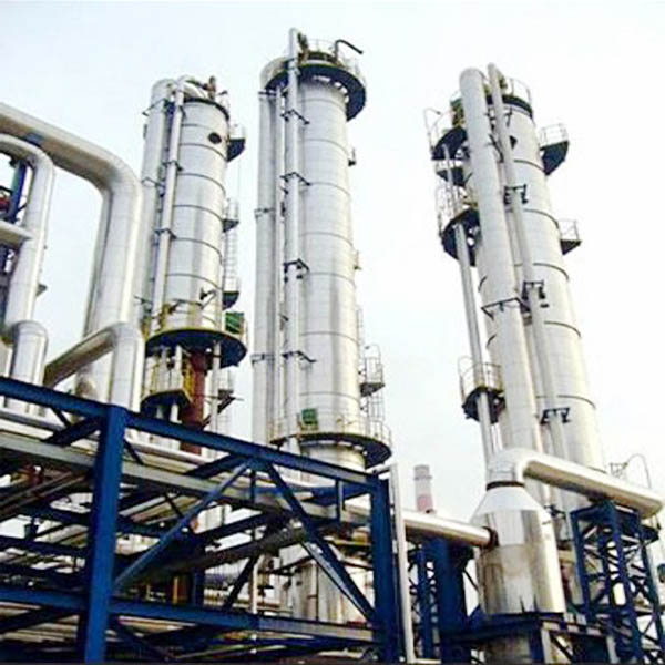 Industrial packed extraction columns or towers