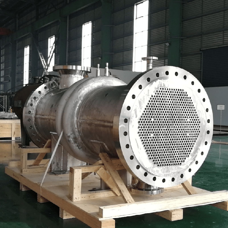 Horizontal heat exchanger